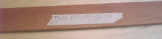 Teak handle material #130