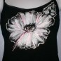 Black/ White Hibiscus Camisole