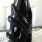 Vintage Wild Black Pottery Table Lamp Eames Mid Century