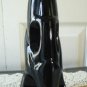 Vintage Wild Black Pottery Table Lamp Eames Mid Century
