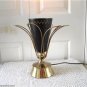 Vintage Tulip Metal Table Lamp 70s