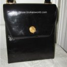 Vintage Black Leather Like Purse Coret