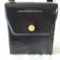 Vintage Black Leather Like Purse Coret