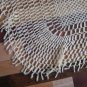 Vintage Long Warm Cream Hand Made Shawl MUST SEE