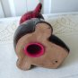 Vintage Red/Brown Pottery Teddy Bear Bank Evangeline?