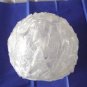 Vintage White Ribbon Spaghetti Spun Lucite Ball Shade