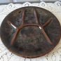 Vintage Brown Fondue/Sushi Plate Beauceware #2343