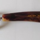 Bakelite opener  GloHill caramel flatware HEWITT 1976