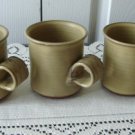 Vintage 3 Studio Pottery Red Clay Coffeee Mugs/Cups M Bouchard