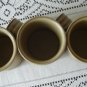 Vintage 3 Studio Pottery Red Clay Coffeee Mugs/Cups M Bouchard
