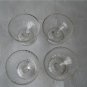 Vintage Hazel-Atlas Ribbon Crystal 4 Footed Sherbet Cup