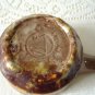 Vintage Laurentian Pottery Lava Yellow Onion Soup Dish