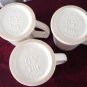 Vintage Beauce Pottery 3 Laurel Trophy Beer Mugs #3414