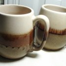 Vintage Beige/Brown Yukon Beauceware 2 Mugs 9-301