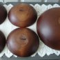 Vintage Wood Salad Serving Bowls Baribocraft  60's