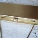 Vintage Golden Clutch Evening Purse Handbag USA