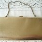 Vintage Golden Clutch Evening Purse Handbag USA