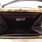 Vintage Dark Brown Leather Purse Handbag Cortini 60's