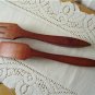 Vintage Baribocraft Wood Salad Serving  Fork/Spoon