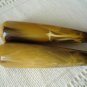 Vintage Yellow/Black Bakelite Sharpener Fork Flatware