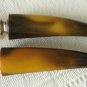 Vintage Yellow/Black Bakelite Carving/Bread Knives