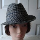 Vintage Black/Grey Plaid Men Hat 6 ¾ S Biltmore Vintage Black/Grey Plaid Men Hat 6 ¾ S Biltmore