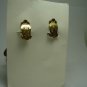 Vintage Clear Red Lucite? Dangle Clip Earrings NOC