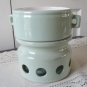 Vintage Light Green Fondue Base/Dish Beauceware  #3900