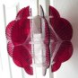 Nylon String/Burgundy Lucite Lamp Panton Eames Era