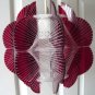 Nylon String/Burgundy Lucite Lamp Panton Eames Era