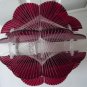 Nylon String/Burgundy Lucite Lamp Panton Eames Era