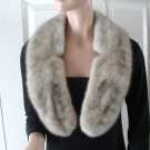 Vintage SilverSaphire  Mink Fur Collar/Cuffs 60s