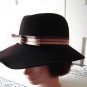 Vintage Brown Doeskin Felt Women Hat Artistique, Small