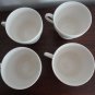 Vintage White 4 cups lot Wedgwood England