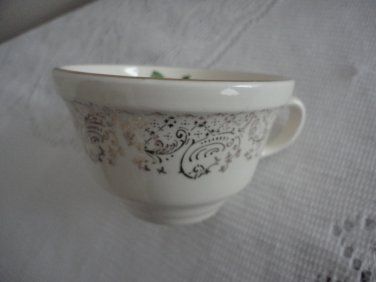 Vintage China Cup Rose & Gold Design USA