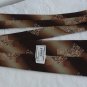 Vintage Brown Geometric Design Polyester NeckTie Mr Dutel