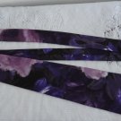 Vintage Burgundy Polyester Men NeckTie Paulo Conti