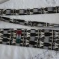 Vintage Tartaruga Black/Beige Primitive Design Silk NeckTie