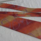 Vintage Orange Wemlon Wide Necktie 70s Gentry Wembley