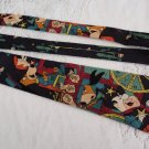 Vintage Black Polyester Necktie Flintstones Cartoon Network