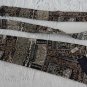 Vintage Black/Grey Silk Necktie Consenso Uomo