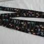 Vintage Black Charlie Brown Design Polyester Necktie Street Scenes