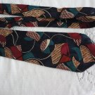 Vintage Multicolor Geometric Design Silk Necktie Monsieur Pierre Paris