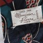 Vintage Multicolor Geometric Design Silk Necktie Monsieur Pierre Paris