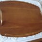 Vintage 60's Baribocraft Serving  Wood Platter