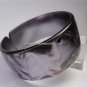 Vintage Gorgeous Shimmering Purple MOP Lucite Cuff 60's