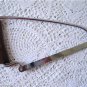 Vintage Brown Swirl Bakelite Carving Saw USA 60`s