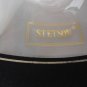 Vintage Grey Harris Tweed Fedora Men Hat 7 56 cm 21 7/8 in Stetson Gun Club