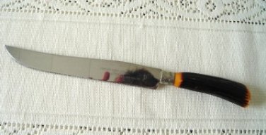 Vintage Moc Horn Bakelite Carving Knife Fullers