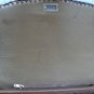 Vintage Tan Hand Tooled Flower Design Genuine Leather Purse
